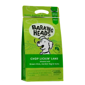 Сухой корм BARKING HEADS CHOP LICKIN LAMB для собак всех пород с ягненком и рисом мечты о ягненке