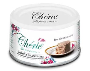 Консервы PETTRIC Cherie для котят мусс из тунца Complete Balanced Diet Tuna mousse for kitten