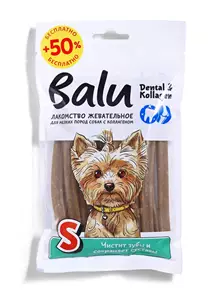 Лакомство жевательное Balu с коллагеном для собак мелких пород, палочки для чистки зубов 00-00001139