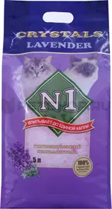 Силикагелевый наполнитель Crystals № 1 Lavender с ароматом лаванды