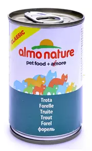 Консервы ALMO NATURE Classic Adult Trout для взрослых кошек с форелью 20083